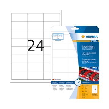 Etichette adesive impermeabili, Herma 4573