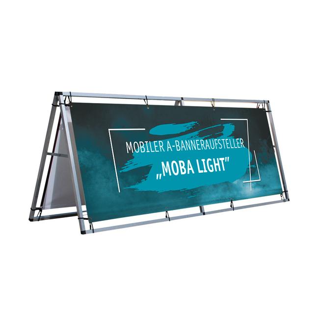 Portabanner ad A, mobile "Moba Light"