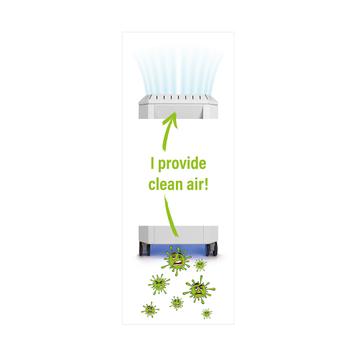 Adesivo “I provide clean air!” v.2
