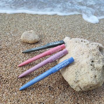Penna a sfera con punta a scomparsa "Recycled PET Pen Pro Ocean"