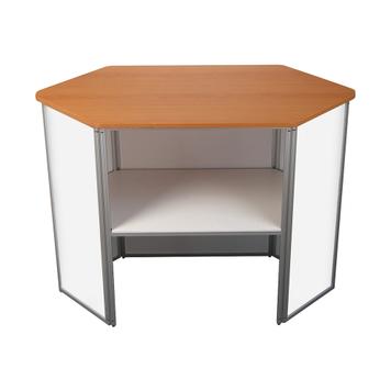 Desk pieghevole "360” esagonale