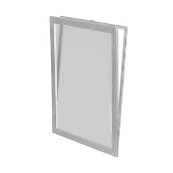 Cornice da vetrina in plastica Feko-Eco, profilo da 17 mm